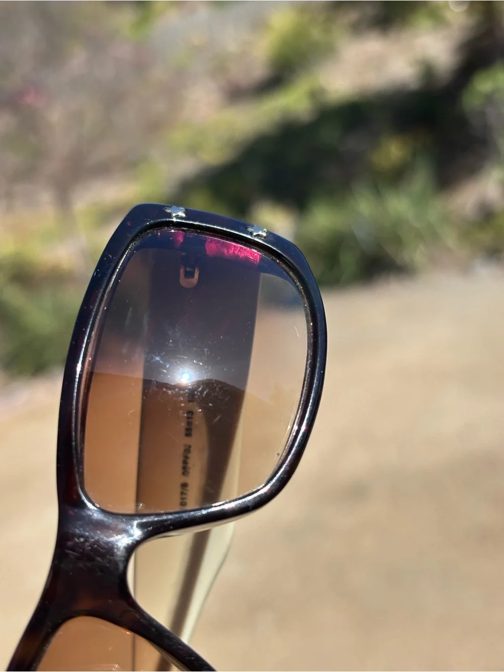 Marc by Marc Jacobs Brown Gradient Lenses with Cream Arms Sunglasses